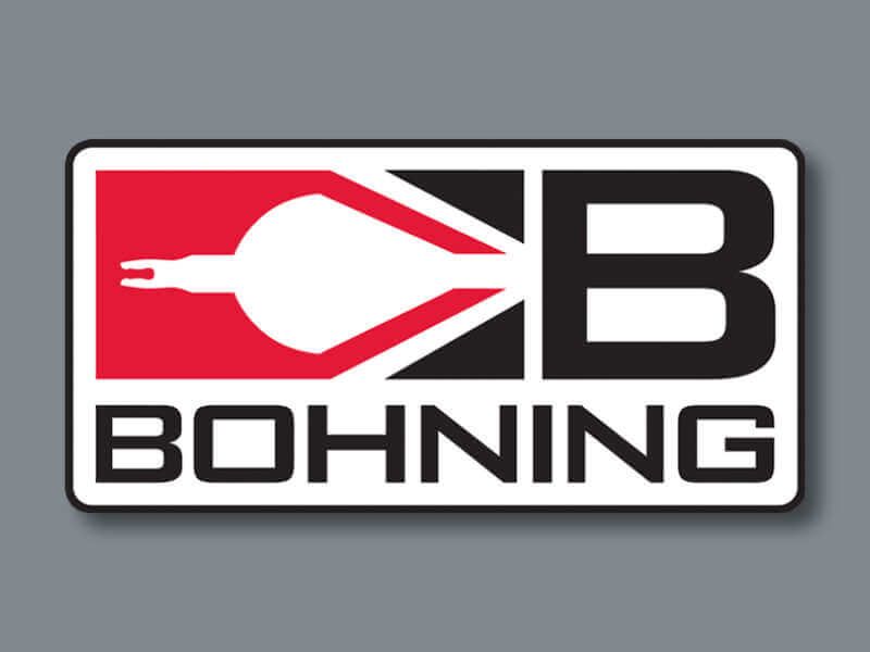 Bohning logo on grey background