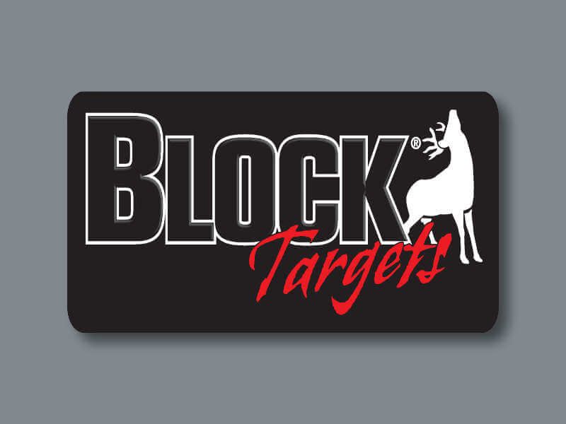 Block Targets logo on grey background