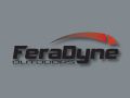 Feradyne logo on grey background