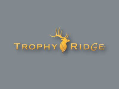 Trophy ridge logo on grey background