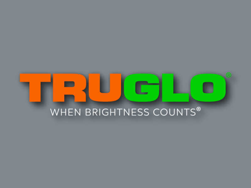 Truglo: When Brightness Counts logo on grey background